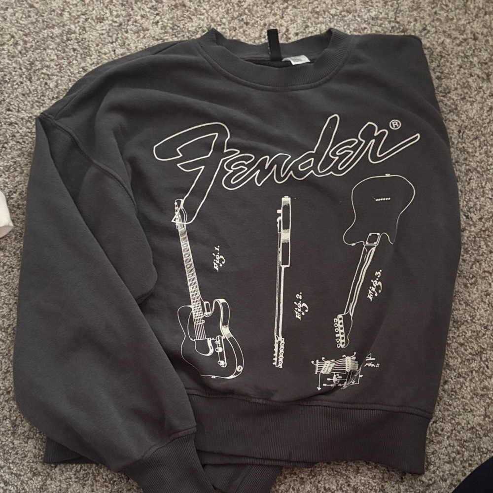 H&M Charcoal Graphic Sweatshirt
